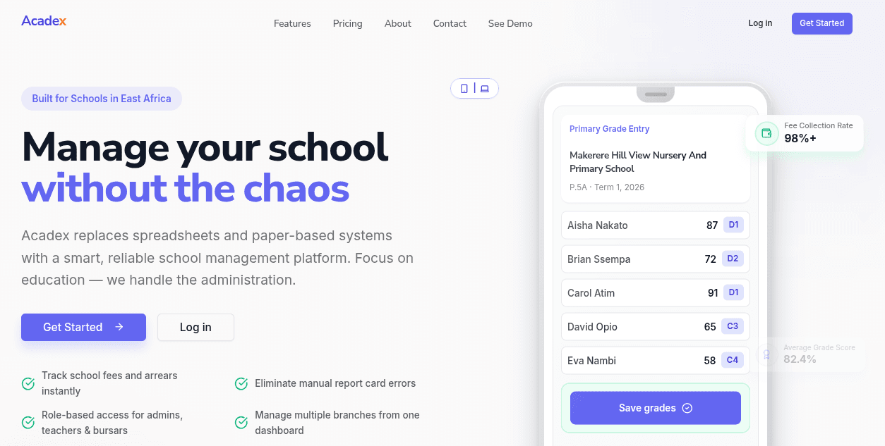 Acadex preview